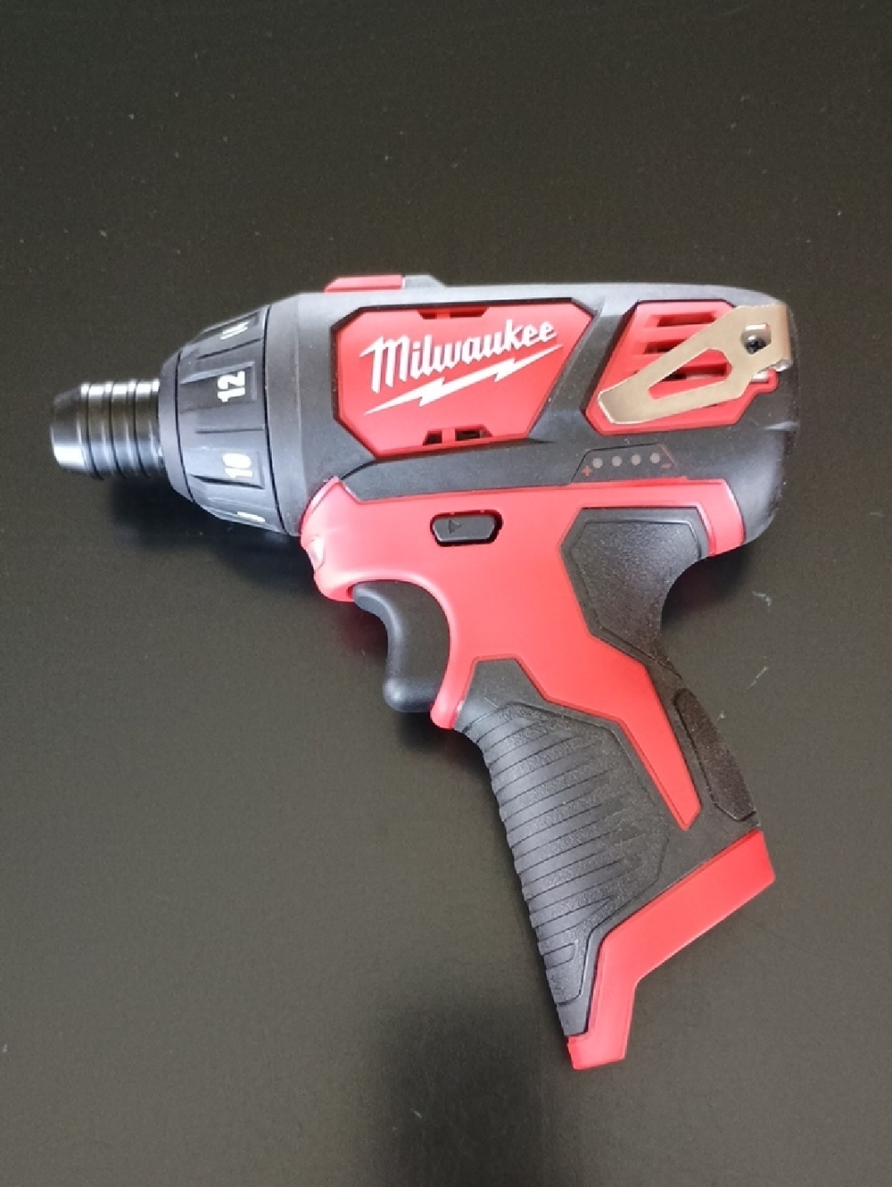 Milwaukee Red and Black Cordless Drill Driver